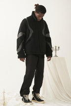 Empty Reference Stitched Sherpa Jacket
