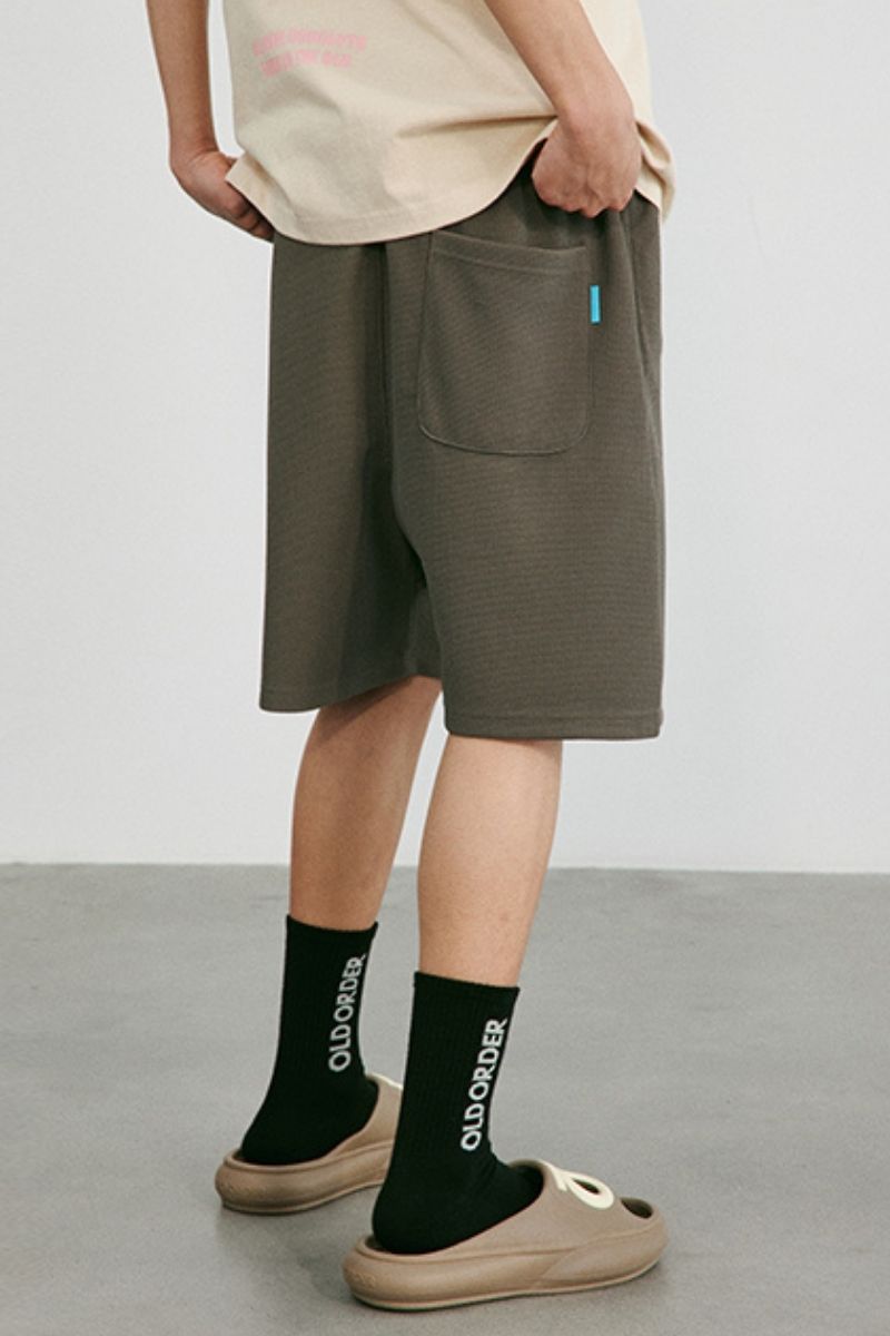 OO Waffle Loose Logo Shorts
