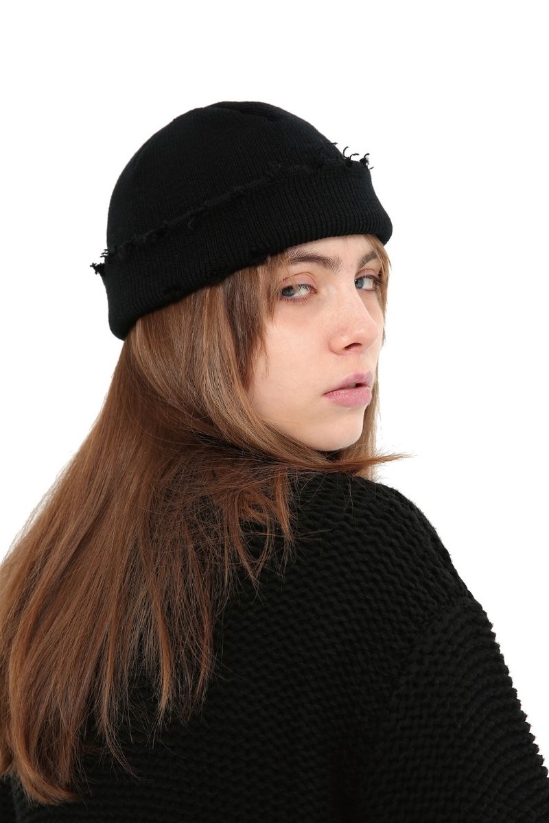 Unknown World Knitted Distressed Hat