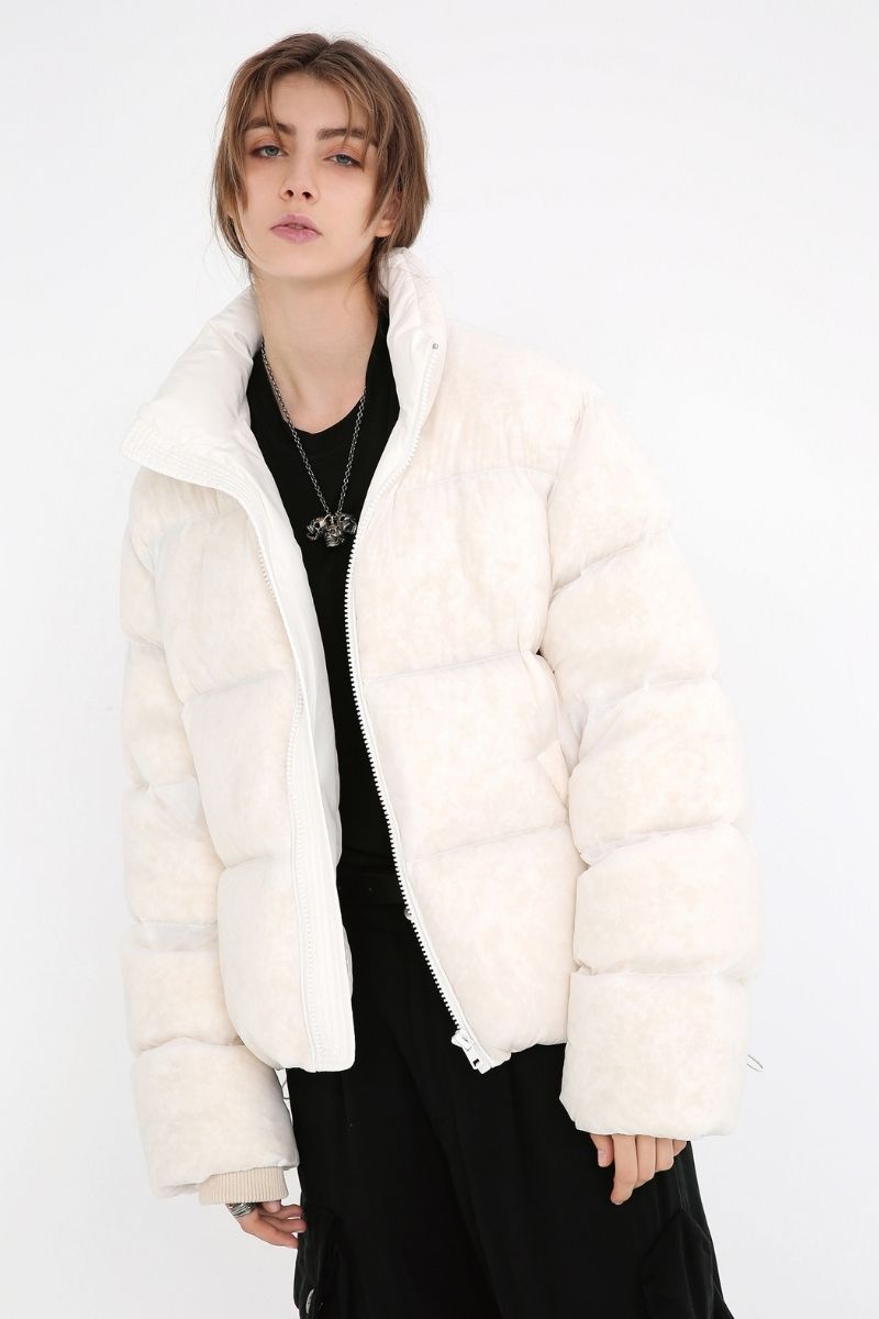 Unknown World White Down Jacket