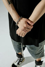 Unknown World Silver Nails Bracelet