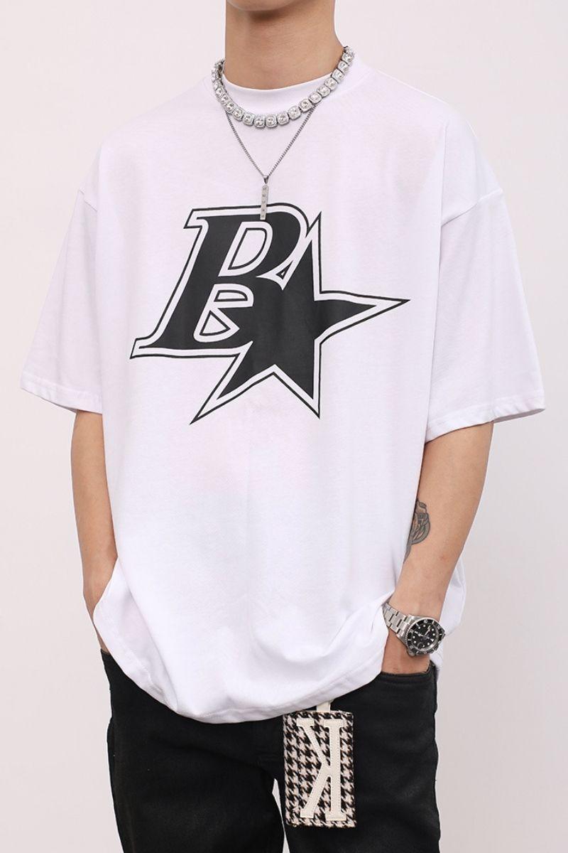 B Printed Loose Tee