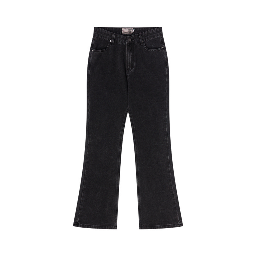 Retro Washed Straight Jeans