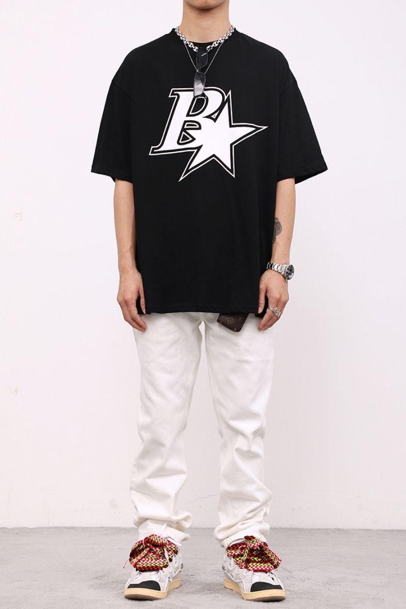 B Printed Loose Tee