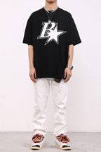 B Printed Loose Tee