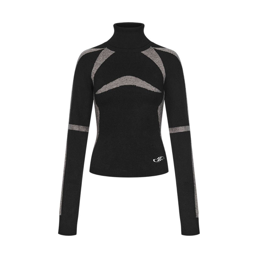Racing Wool Knit Turtleneck