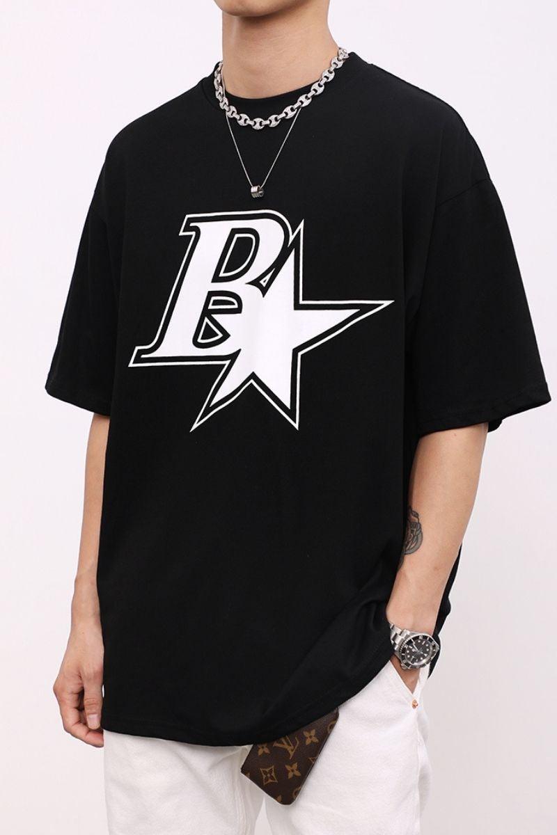 B Printed Loose Tee