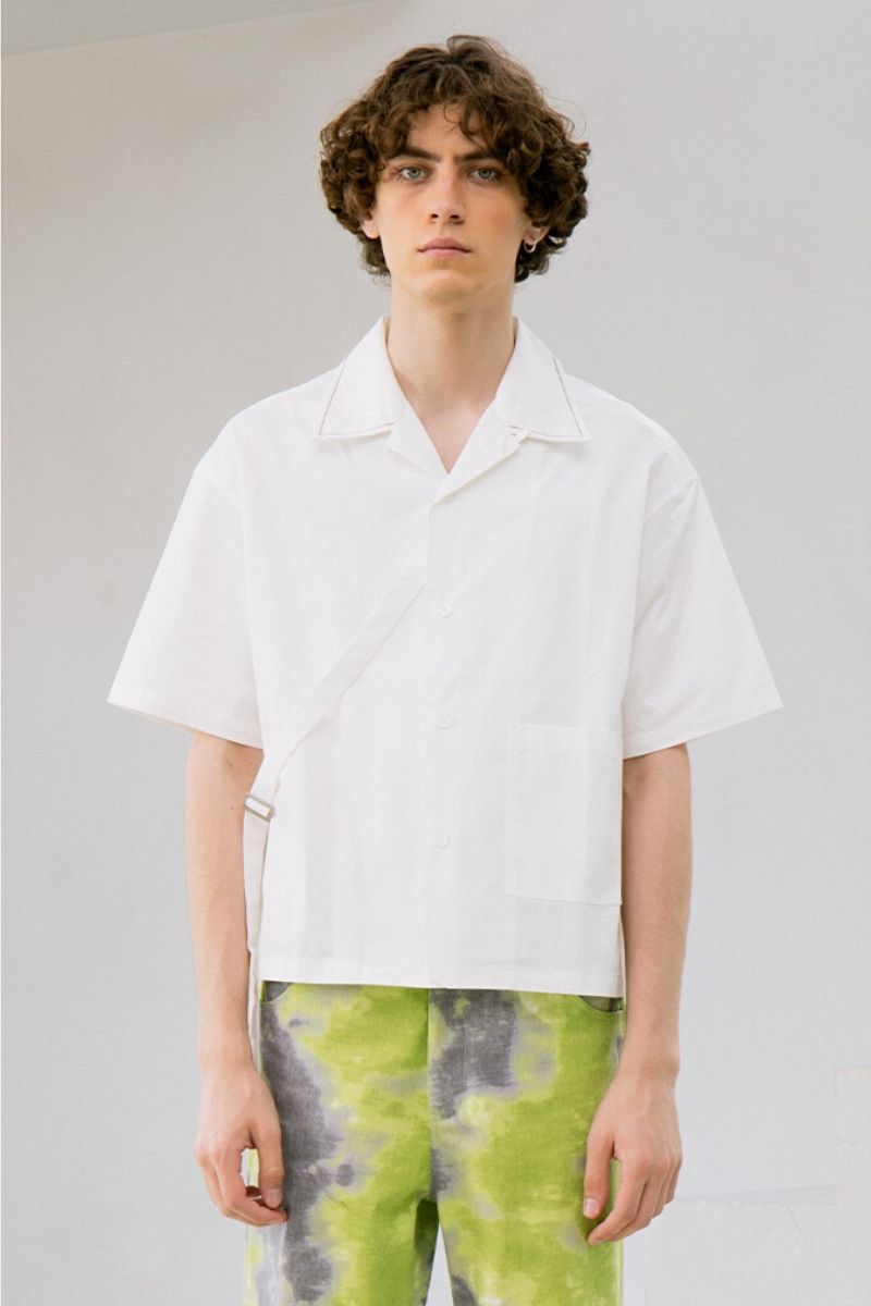 Mix7 White Cuban Shirt