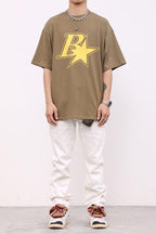 B Printed Loose Tee