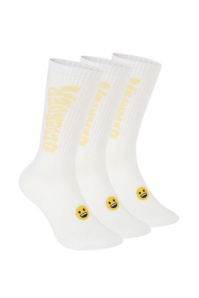 OO Smiley Print Socks