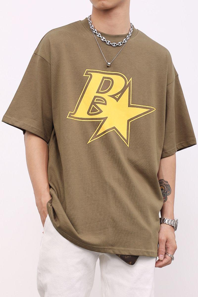 B Printed Loose Tee