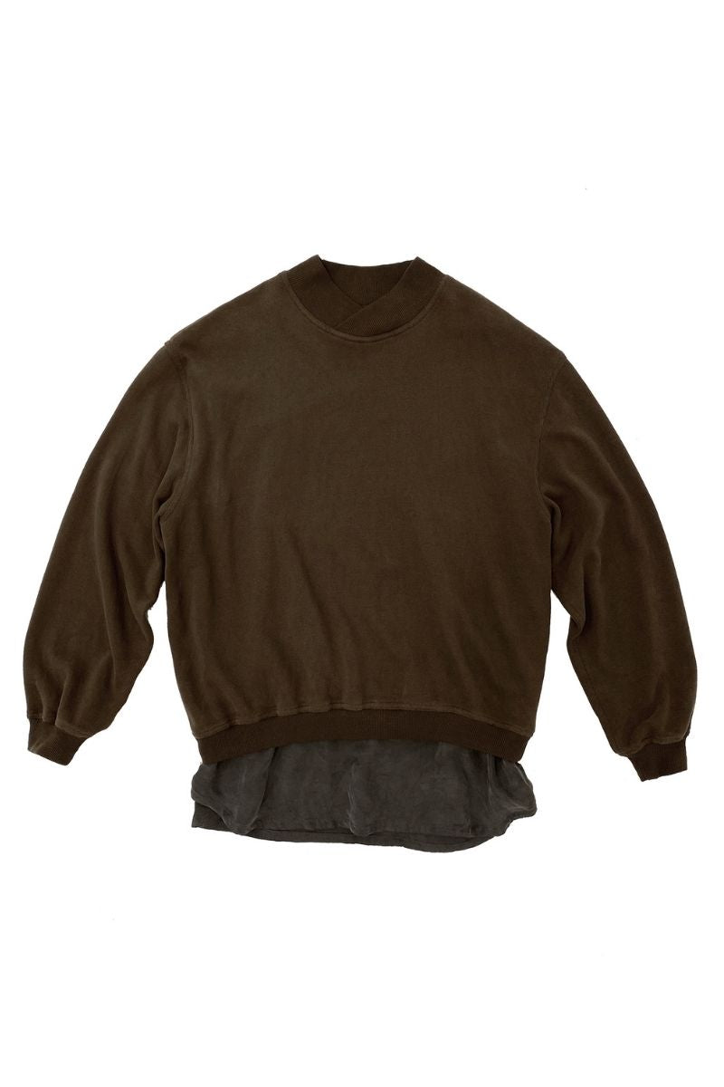 Unknown World Washed Stitched Sweater