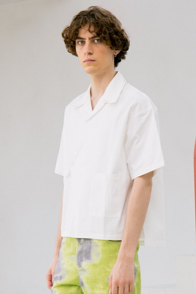 Mix7 White Cuban Shirt