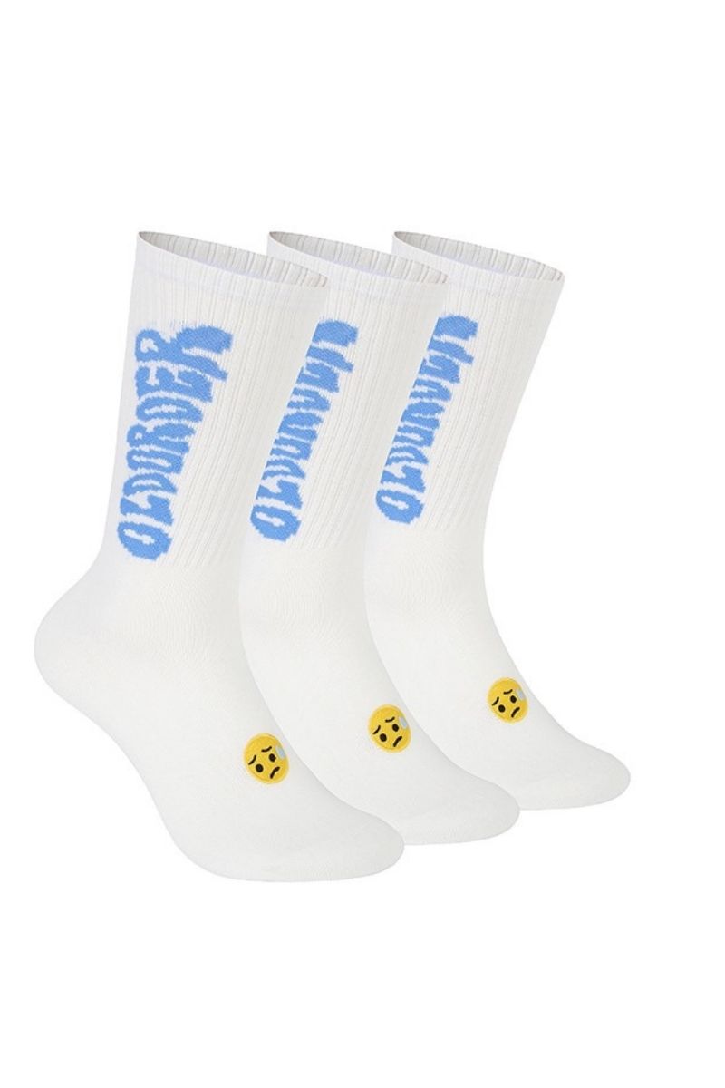OO Smiley Print Socks