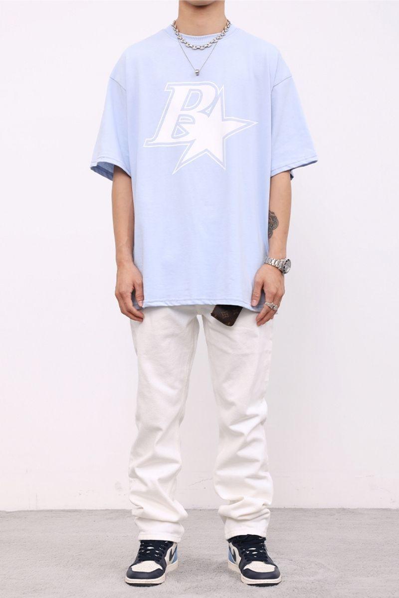 B Printed Loose Tee