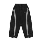 Functional Pockets Loose Jeans