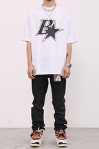 B Printed Loose Tee