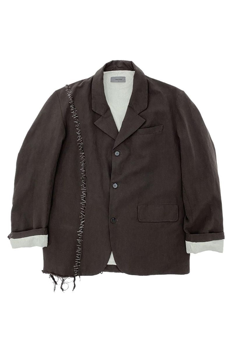 Unknown World Asymmetrical Stitched Suit