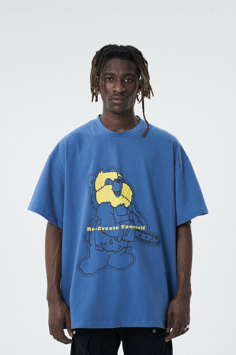 Center of Rotation Chainsaw Bear Print Tee