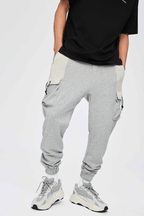 CZ Gray Cargo Zipper Sweatpants