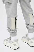 CZ Gray Cargo Zipper Sweatpants