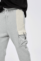 CZ Gray Cargo Zipper Sweatpants