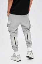 CZ Gray Cargo Zipper Sweatpants