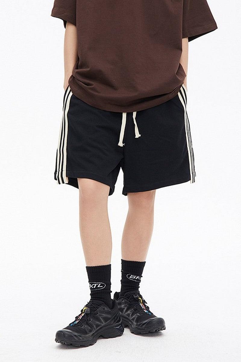Stitching Track Loose Shorts