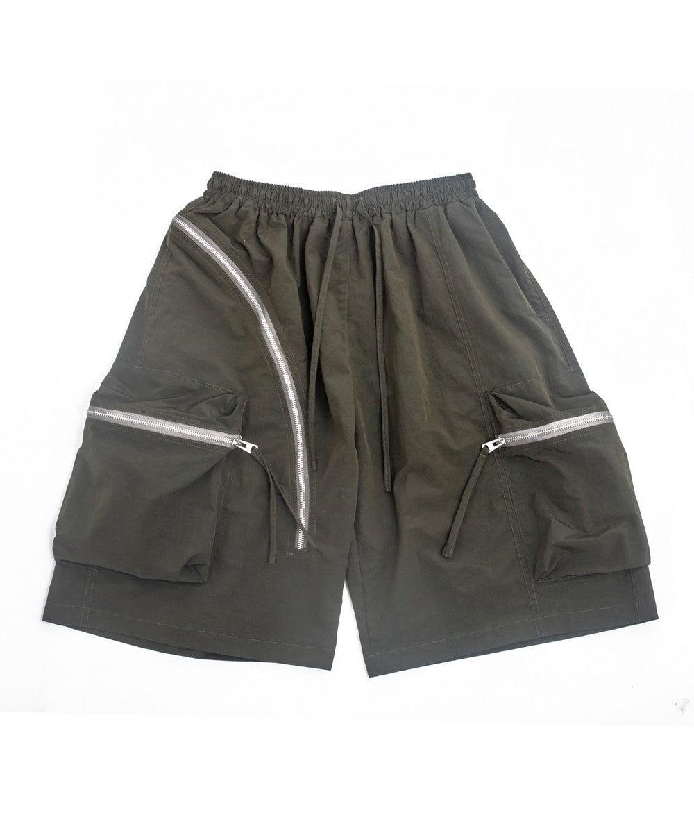 Error Code Multi Pocket Zipper Shorts