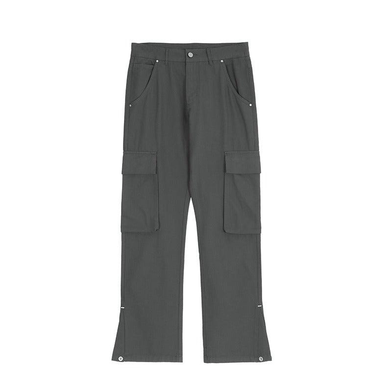 Button Up Cargo Trousers