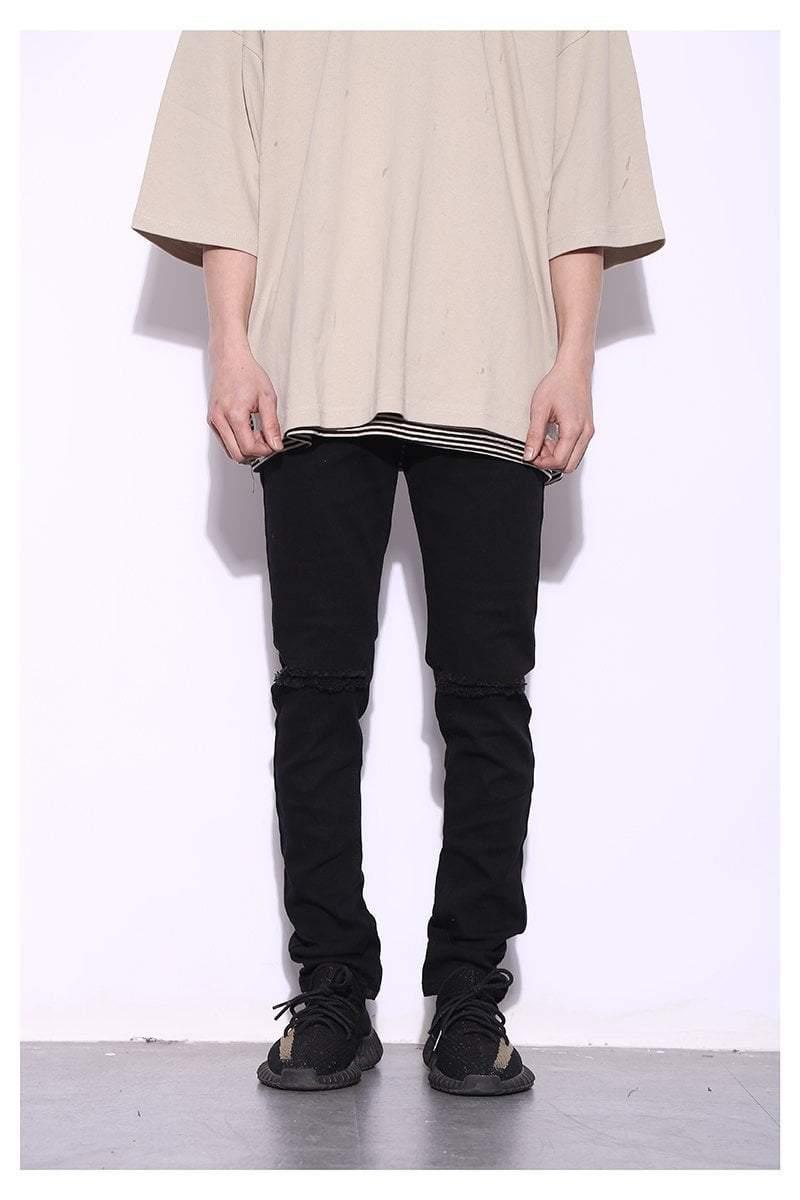 coppingzone Distressed Jeans Black S/30