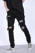 CZ Checkered Jeans