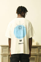 Empty Reference Galaxy White Star Tee