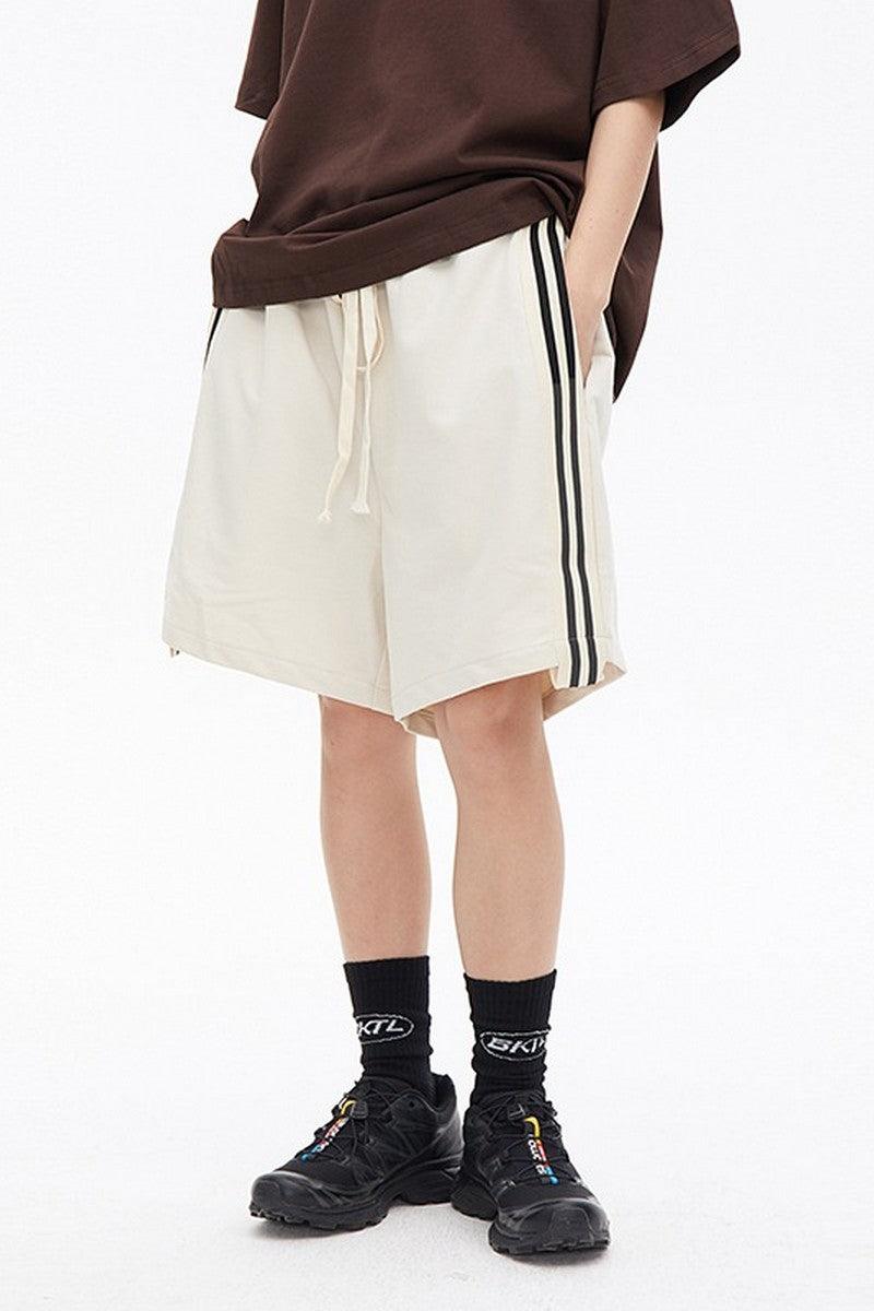 Stitching Track Loose Shorts