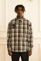 Empty Reference Plaid Woolen L/S Shirt