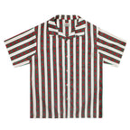 Empty Reference Chains Striped Cuban Shirt