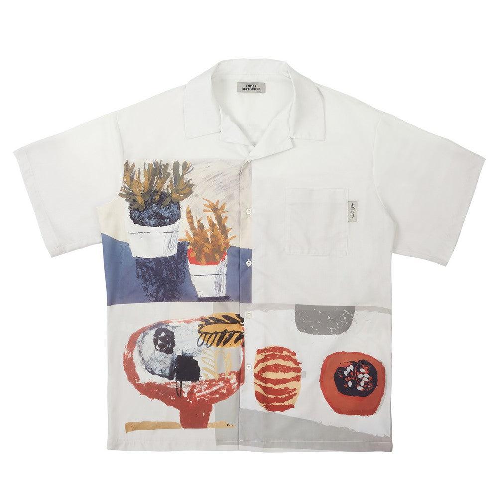 Empty Reference Watercolor Still Life Cuban Shirt