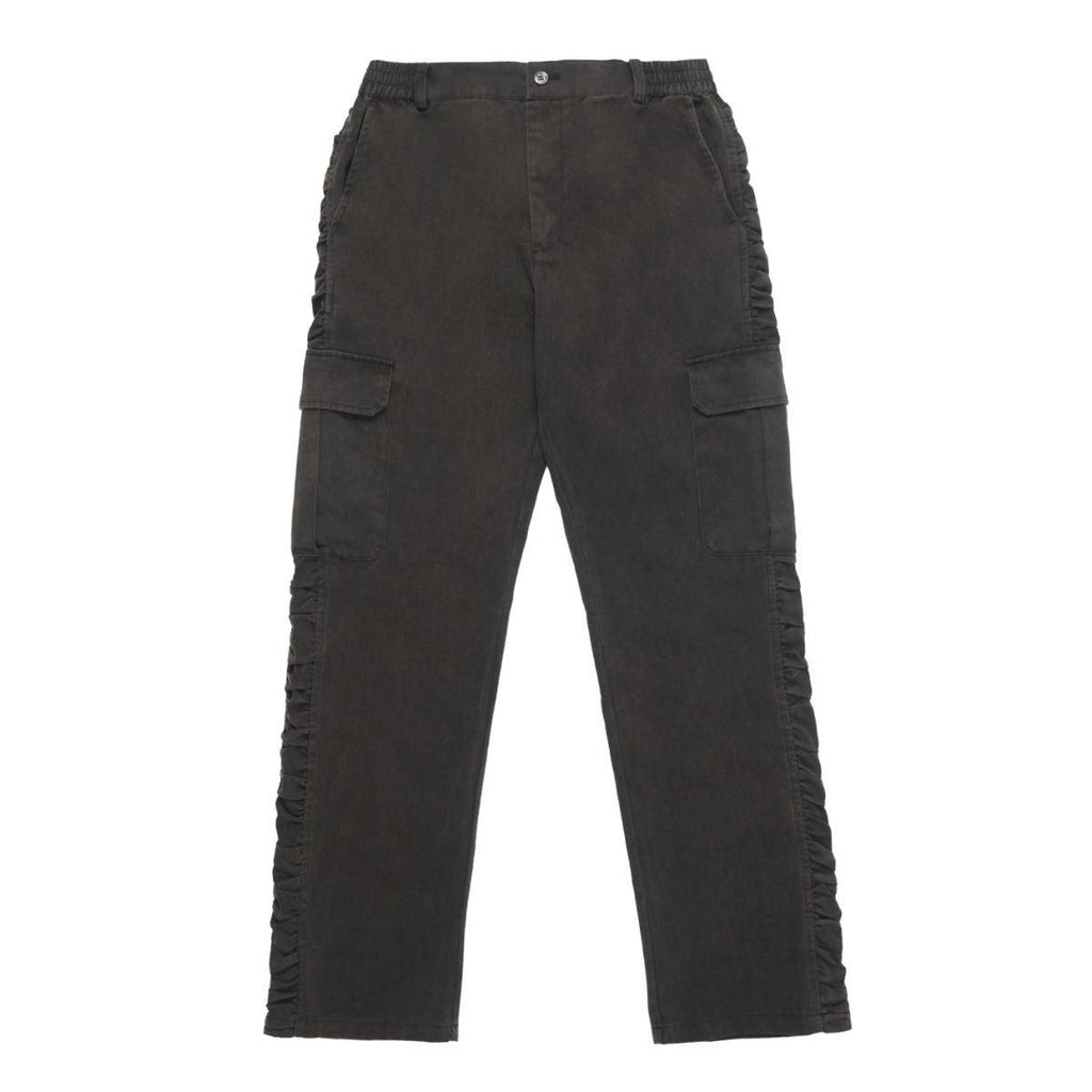 Empty Reference Pleated Straight Trousers