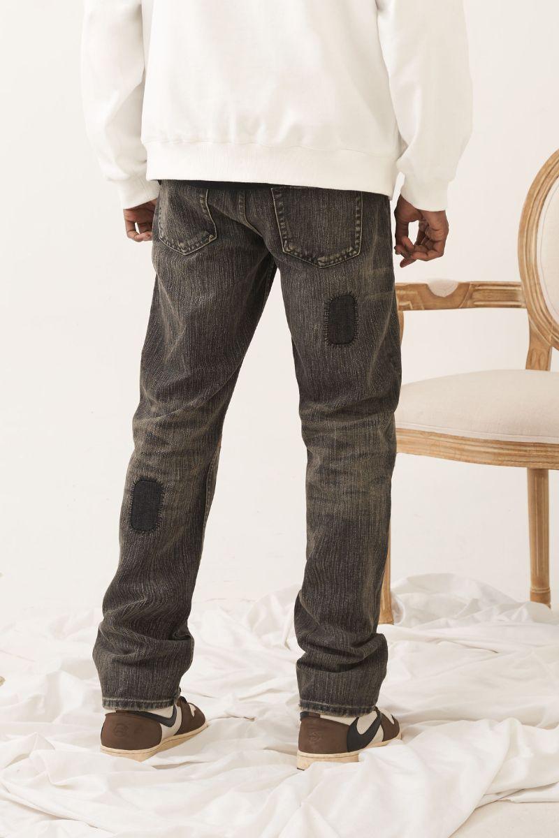 Empty Reference Patches Loose Jeans
