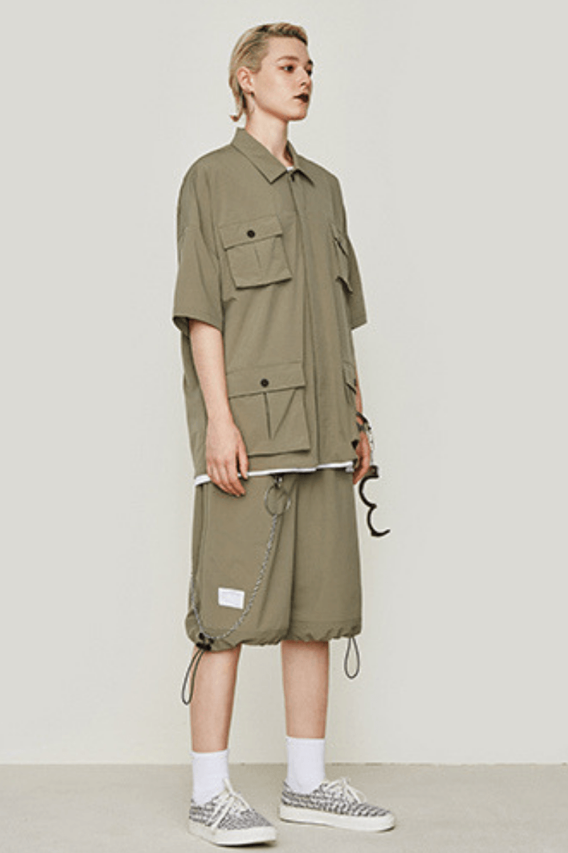 CZ Olive Safari S/S Shirt