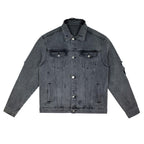 Empty Reference Distressed Jeans Jacket
