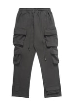 Empty Reference Multi Pocket Loose Sweatpants