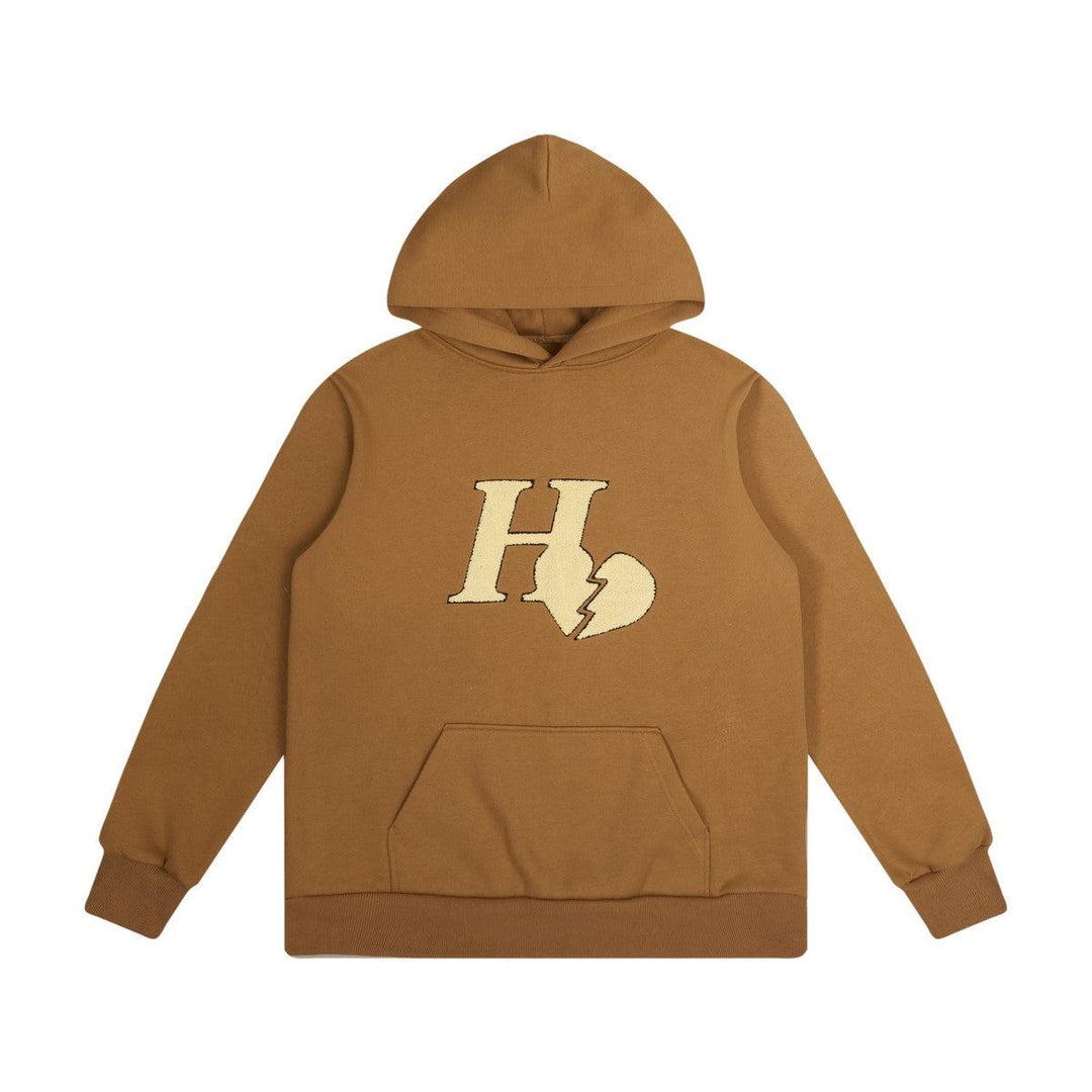 Embroidered Sherpa Hoodie